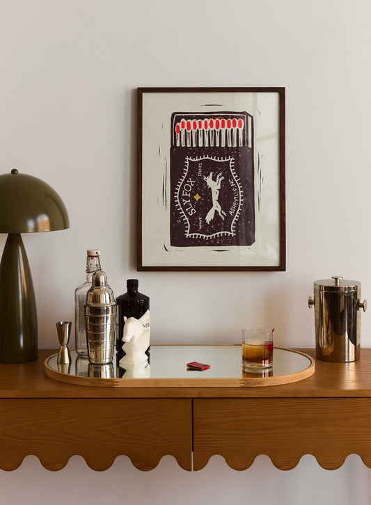 Sly Fox Matchbox, Poster